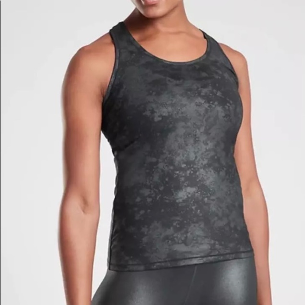 Athleta Shanti Misty Lace Print Tank
